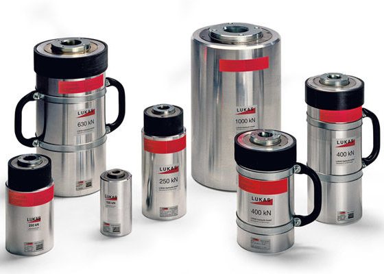 DOUBLE-ACTING HOLLOW PISTON CYLINDERS
